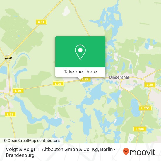 Карта Voigt & Voigt 1. Altbauten Gmbh & Co. Kg