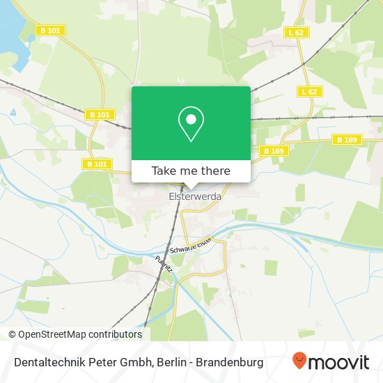 Dentaltechnik Peter Gmbh map