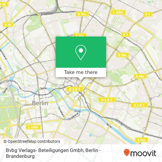 Карта Bvbg Verlags- Beteiligungen Gmbh