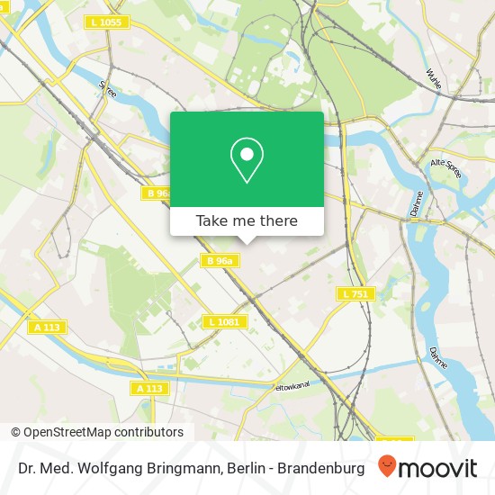 Dr. Med. Wolfgang Bringmann map