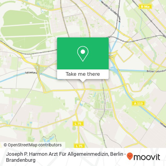 Joseph P. Harmon Arzt Für Allgemeinmedizin map