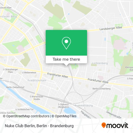 Карта Nuke Club Berlin