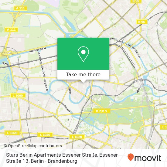 Stars Berlin Apartments Essener Straße, Essener Straße 13 map