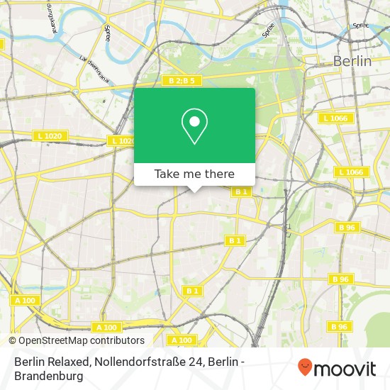 Berlin Relaxed, Nollendorfstraße 24 map