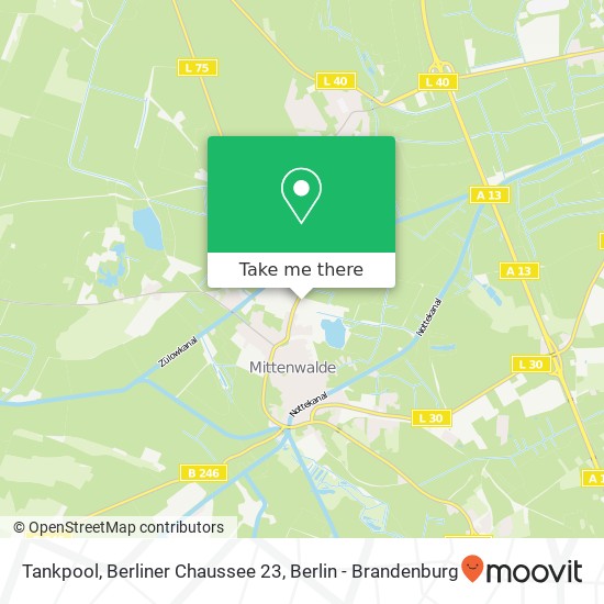 Tankpool, Berliner Chaussee 23 map