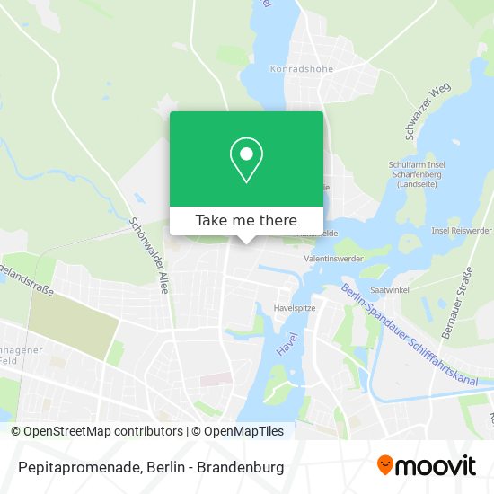 Pepitapromenade map