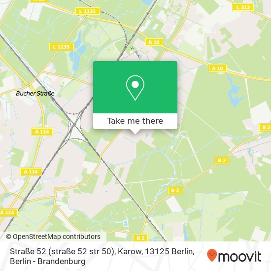 Straße 52 (straße 52 str 50), Karow, 13125 Berlin map