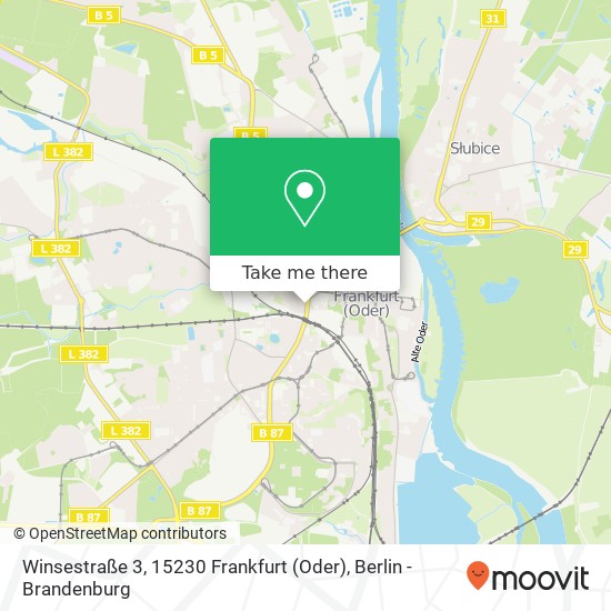 Winsestraße 3, 15230 Frankfurt (Oder) map