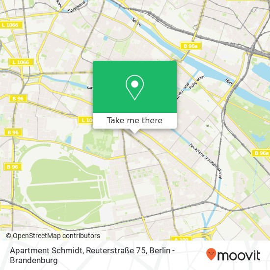 Apartment Schmidt, Reuterstraße 75 map