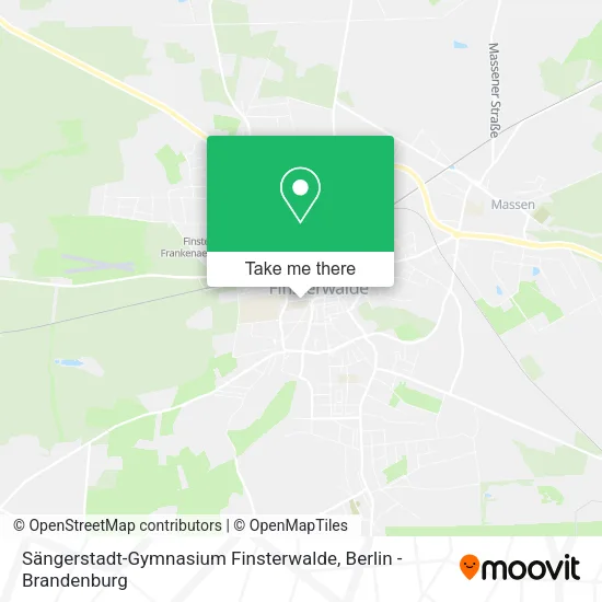 Карта Sängerstadt-Gymnasium Finsterwalde