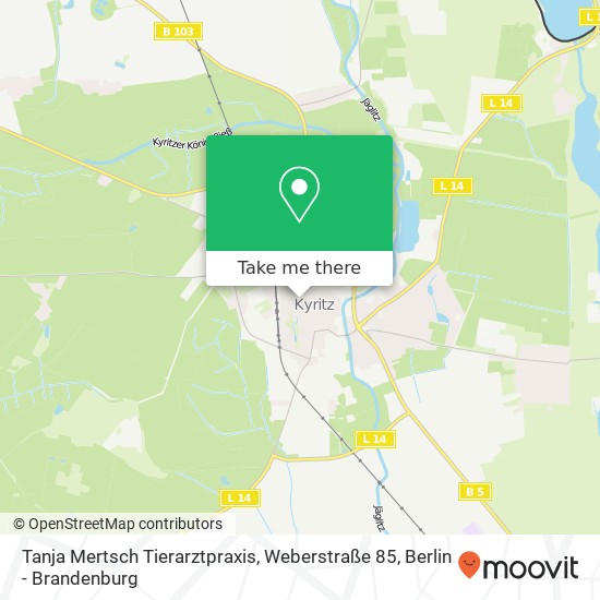 Tanja Mertsch Tierarztpraxis, Weberstraße 85 map