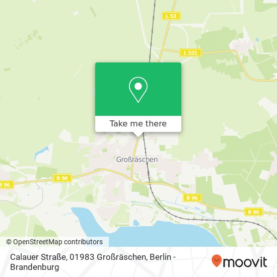 Calauer Straße, 01983 Großräschen map