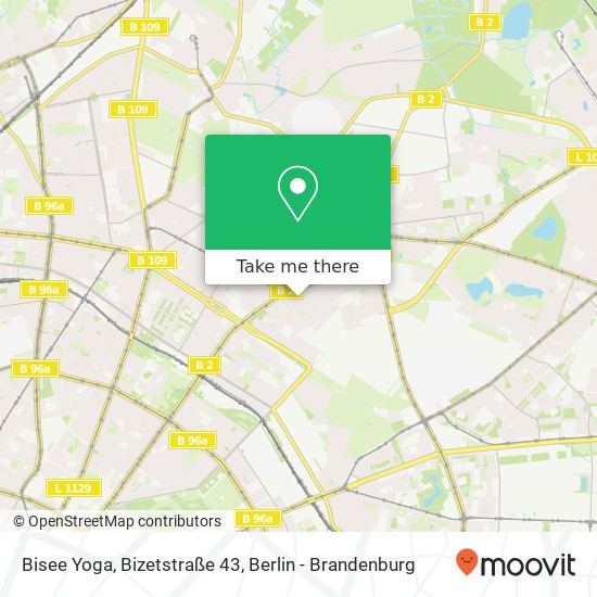 Bisee Yoga, Bizetstraße 43 map