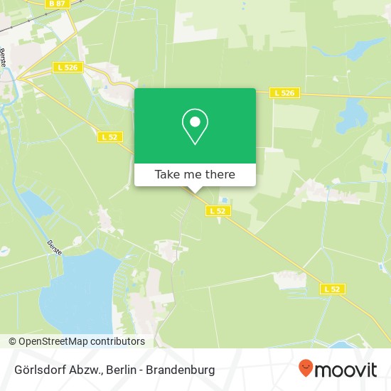 Görlsdorf Abzw. map