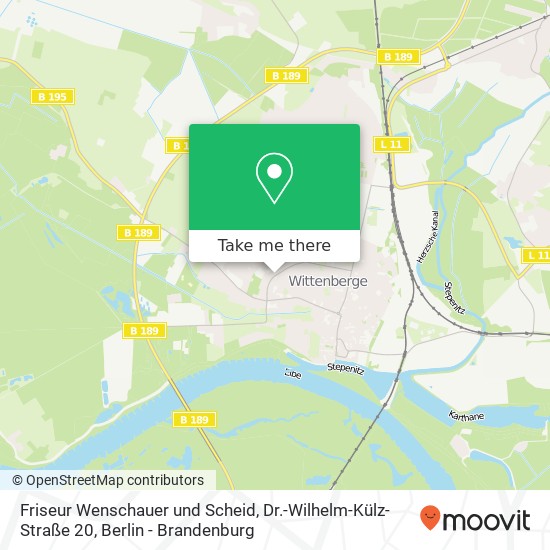 Карта Friseur Wenschauer und Scheid, Dr.-Wilhelm-Külz-Straße 20