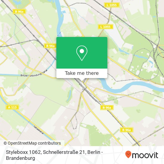 Карта Styleboxx 1062, Schnellerstraße 21