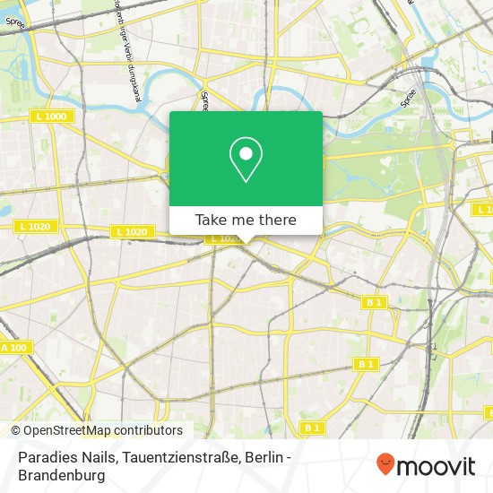 Paradies Nails, Tauentzienstraße map