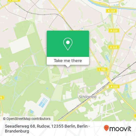 Seeadlerweg 68, Rudow, 12355 Berlin map