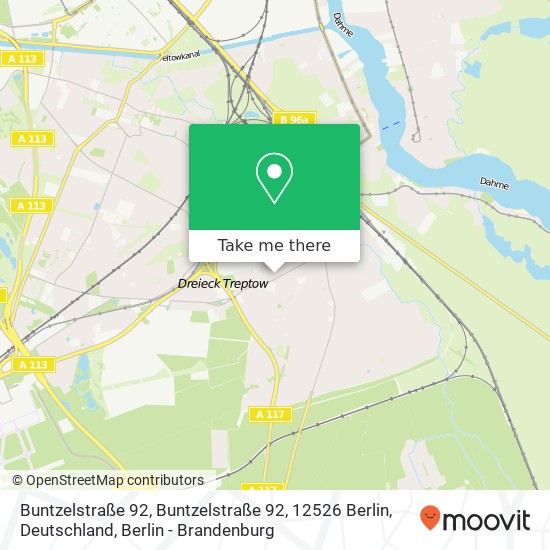 Buntzelstraße 92, Buntzelstraße 92, 12526 Berlin, Deutschland map