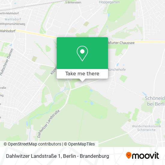 Dahlwitzer Landstraße 1 map