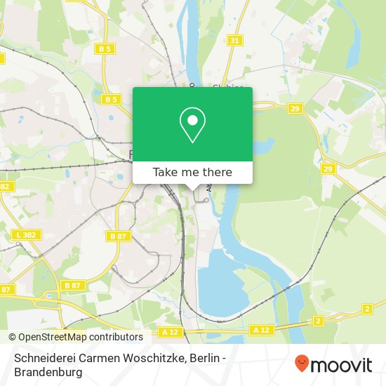 Schneiderei Carmen Woschitzke map