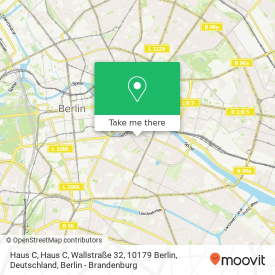 Haus C, Haus C, Wallstraße 32, 10179 Berlin, Deutschland map