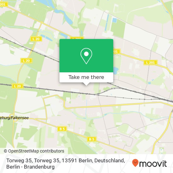 Torweg 35, Torweg 35, 13591 Berlin, Deutschland map