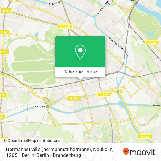 Hermannstraße (hermannstr hermann), Neukölln, 12051 Berlin map