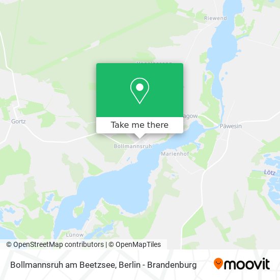 Bollmannsruh am Beetzsee map