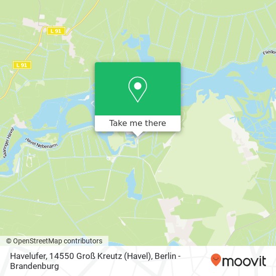 Havelufer, 14550 Groß Kreutz map