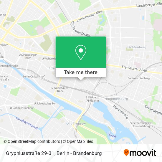Карта Gryphiusstraße 29-31