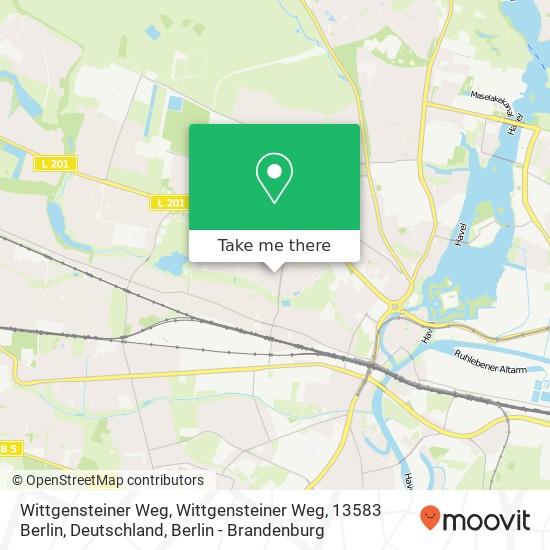 Wittgensteiner Weg, Wittgensteiner Weg, 13583 Berlin, Deutschland map