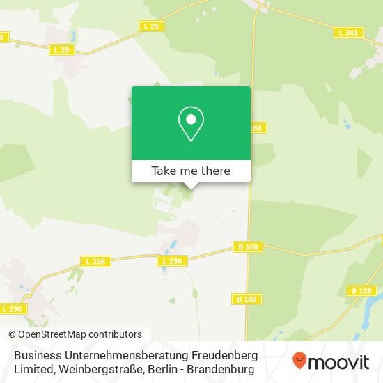 Business Unternehmensberatung Freudenberg Limited, Weinbergstraße map