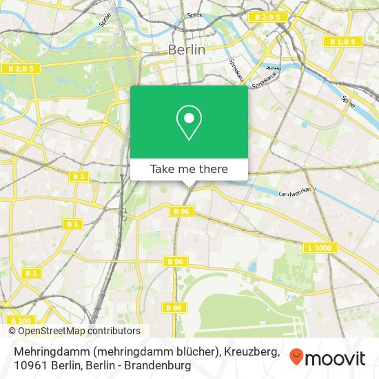 Mehringdamm (mehringdamm blücher), Kreuzberg, 10961 Berlin map