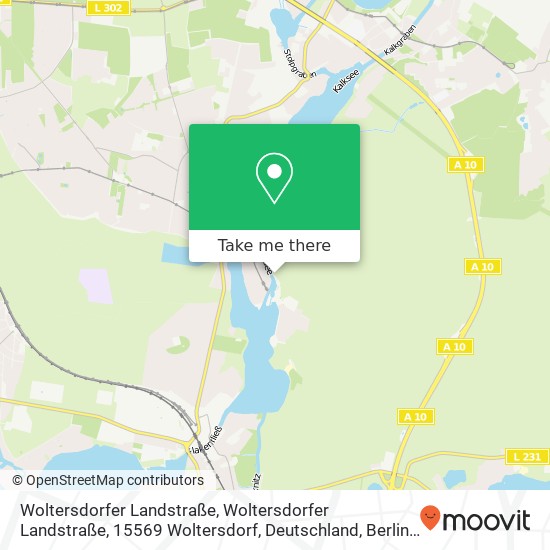 Woltersdorfer Landstraße, Woltersdorfer Landstraße, 15569 Woltersdorf, Deutschland map