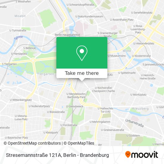 Карта Stresemannstraße 121A