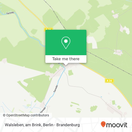 Карта Walsleben, am Brink