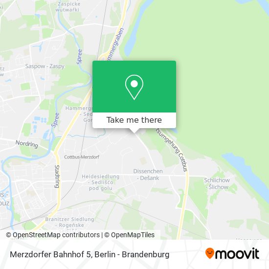 Merzdorfer Bahnhof 5 map