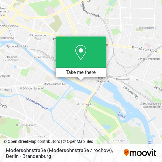 Modersohnstraße (Modersohnstraße / rochow) map