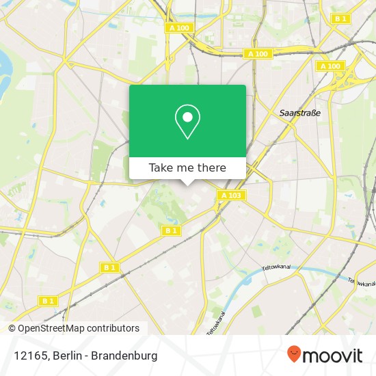 12165, 12165 Berlin, Deutschland map