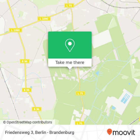 Friedensweg 3, Friedensweg 3, 12529 Schönefeld, Deutschland map