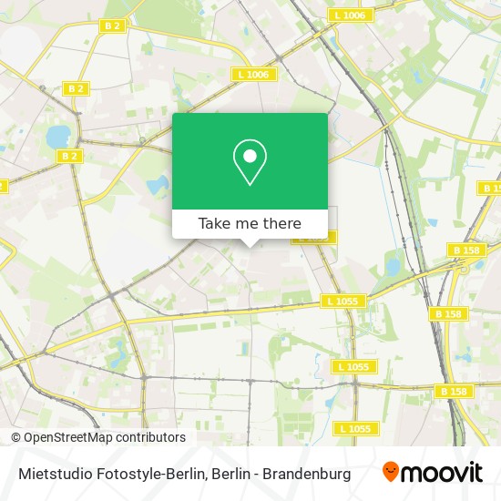 Карта Mietstudio Fotostyle-Berlin