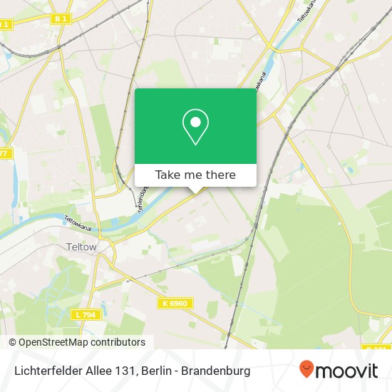 Lichterfelder Allee 131, 14513 Teltow map