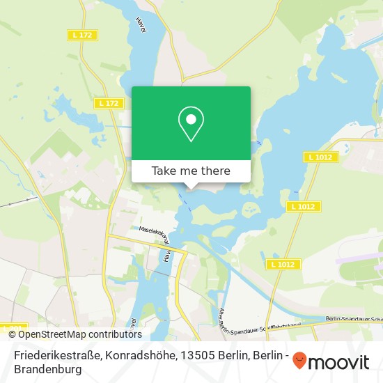 Friederikestraße, Konradshöhe, 13505 Berlin map