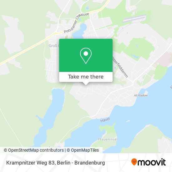 Карта Krampnitzer Weg 83