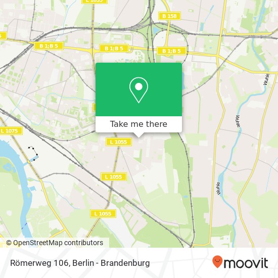 Römerweg 106, Römerweg 106, 10318 Berlin, Deutschland map