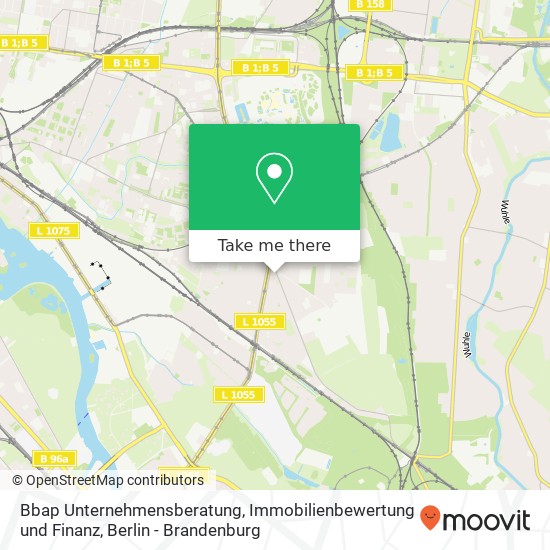 Bbap Unternehmensberatung, Immobilienbewertung und Finanz, Waldowallee 30 map