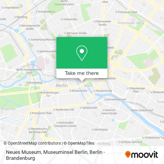 Neues Museum, Museuminsel Berlin map