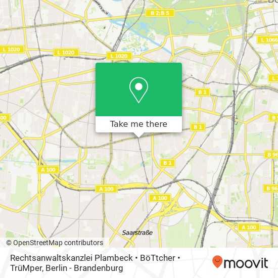 Rechtsanwaltskanzlei Plambeck • BöTtcher • TrüMper, Bayerischer Platz 9 map