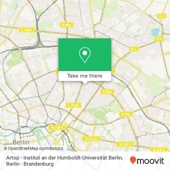 Artop - Institut an der Humboldt-Universität Berlin, Christburger Straße 4 map